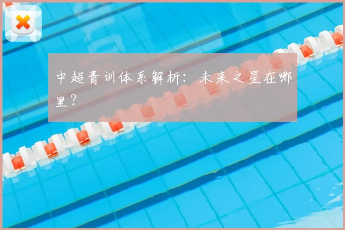 中超青训体系解析:未来之星在哪里?